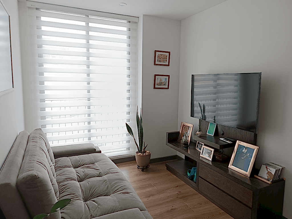 cortina sheer elegance para estudio