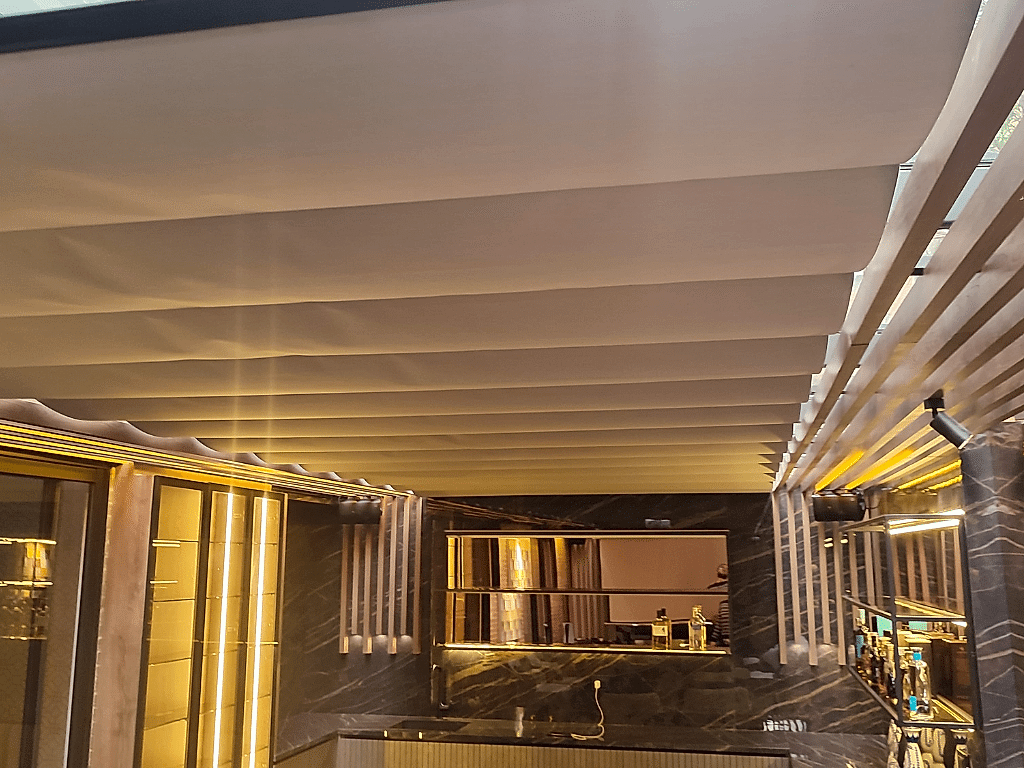 cortinas en onda para terraza