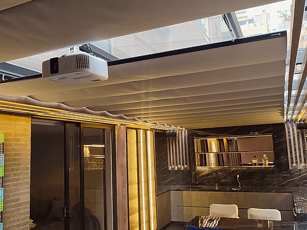 pergola retractil para terraza