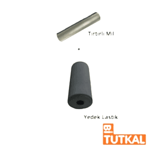Umur Tutkal Sürme Merdanesi Yedek Lastiği ve Tırtırlı Mili