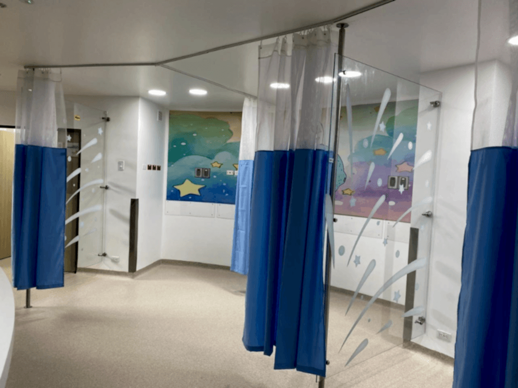 cortinas para hospital