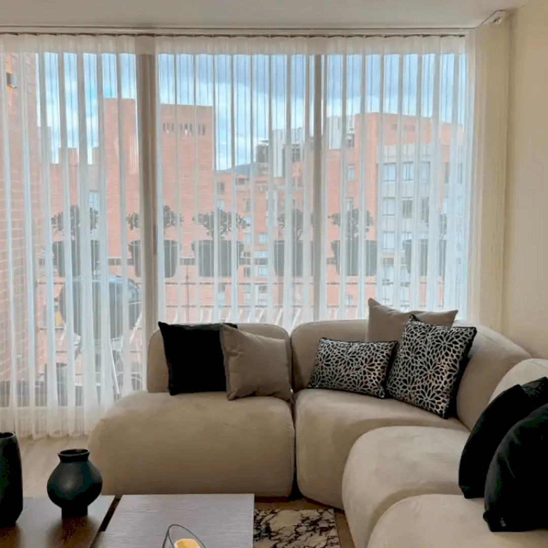 cortinas en velo para sala